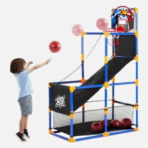 JOYIN Arcade Basketball Game Set with 4 Balls and Hoop