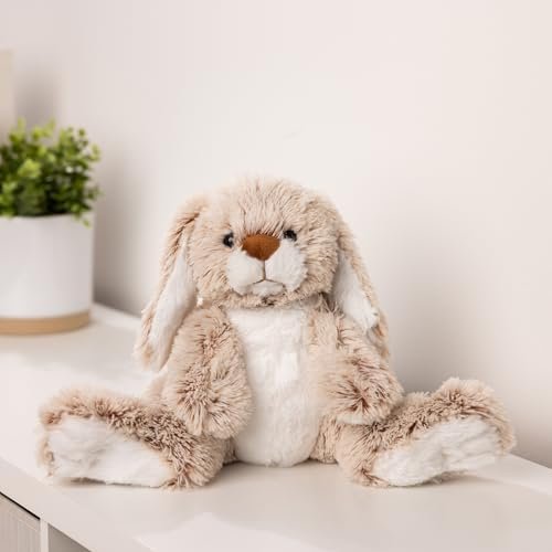 Melissa & Doug Burrow Bunny Stuffed Animal Plushie with Big Feet, Floppy Ears & Fluffy Tail - Image 8