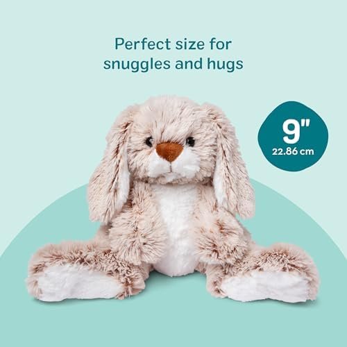 Melissa & Doug Burrow Bunny Stuffed Animal Plushie with Big Feet, Floppy Ears & Fluffy Tail - Image 7