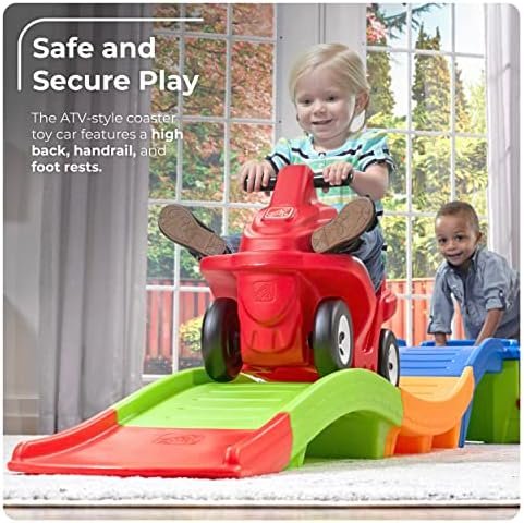Step2 Up & Down Roller Coaster Toy for Kids, Ride On Push Car, Indoor/Outdoor Playset - Image 2