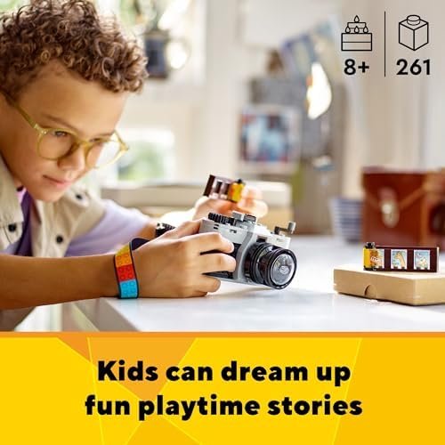 Lego Creator 3 in 1 Retro Camera Toy, Transforms from Toy Camera to Retro Video Camera to Retro TV Set - Image 2