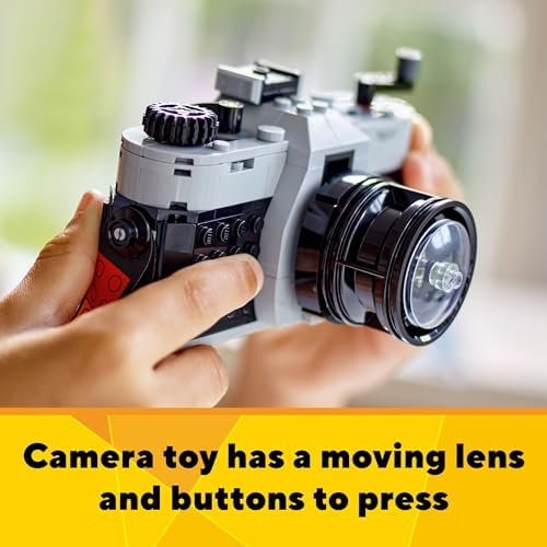 Lego Creator 3 in 1 Retro Camera Toy, Transforms from Toy Camera to Retro Video Camera to Retro TV Set - Image 3