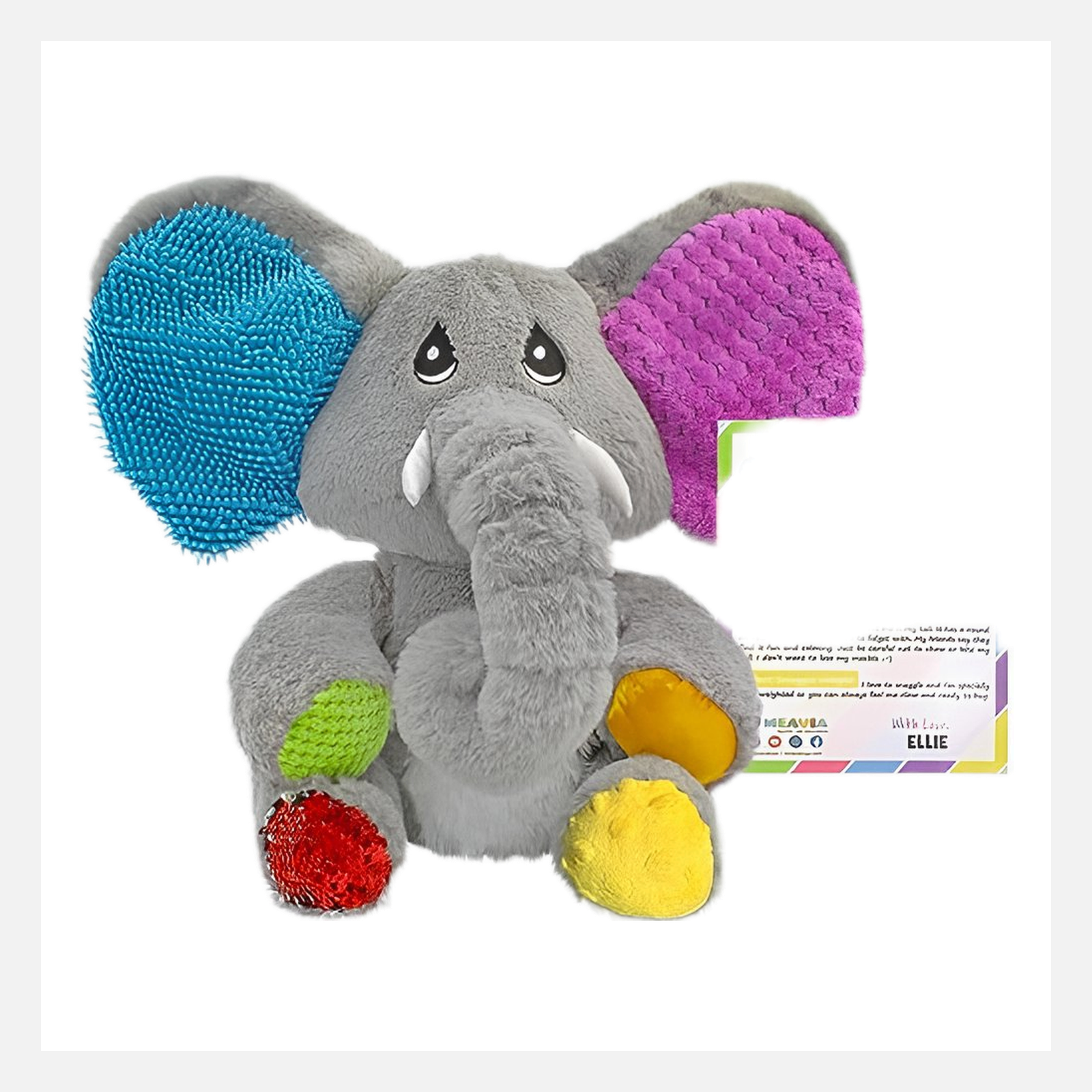 MEAVIA Weighted Sensory Plush Elephant