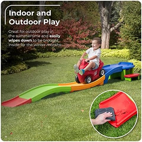 Step2 Up & Down Roller Coaster Toy for Kids, Ride On Push Car, Indoor/Outdoor Playset - Image 4