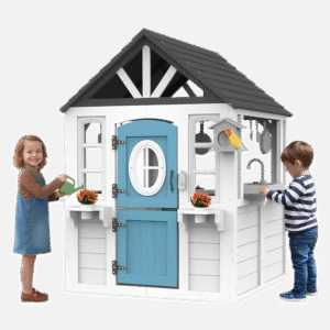 BTMWAY Kids Playhouse Outdoor,Cedar Wooden Play House