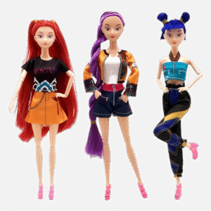 Yewmow 2025 New 11.5'' Articulated Girl Group Doll