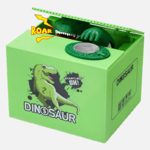 Dinosaurs Piggy Bank, Automatic Stealing Coin Bank