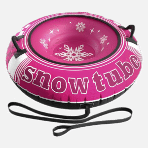 Jasonwell Inflatable Snow Tube Sled - 48" Heavy Duty Snow Tube
