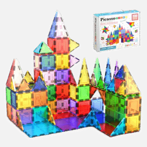 PicassoTiles 100pcs Magnet Building Tiles Magnetic