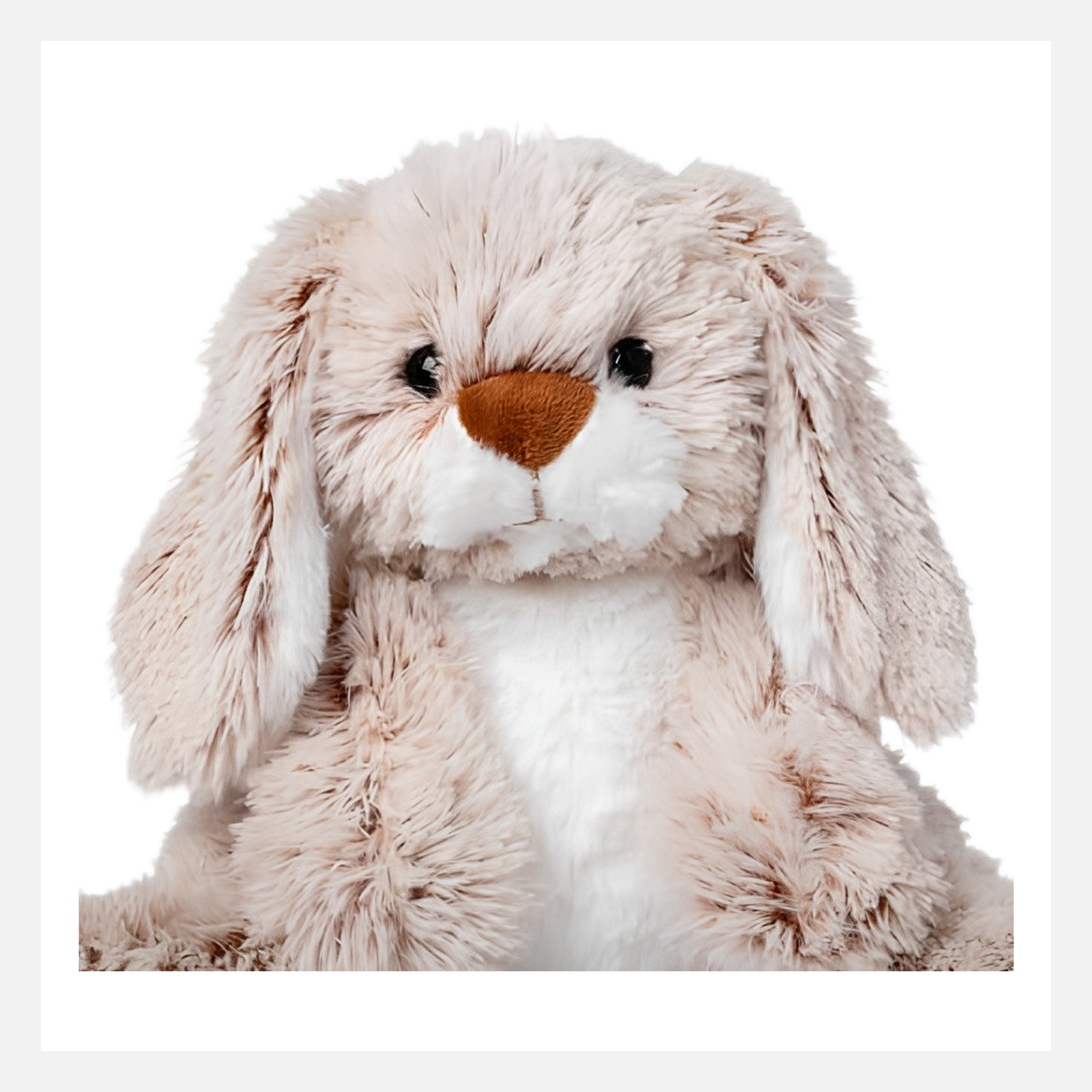 Melissa & Doug Burrow Bunny Stuffed Animal Plushie with Big Feet, Floppy Ears & Fluffy Tail