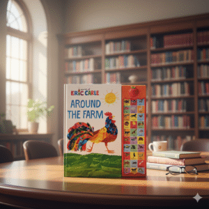 World of Eric Carle, Around the Farm 30-Button Animal Sound Book - Great for First Words