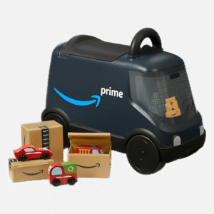 Amazon Delivery Van Ride On Toy for Kids