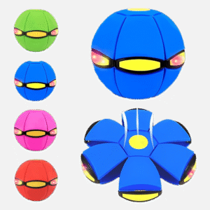 Hubgfril Magic Meta Ball, Dual Form Freely Switchable Magic Ball Toy with 6 Light