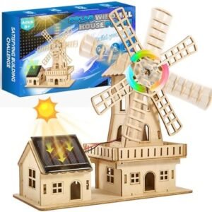 STEM Solar-Powered 3D Wooden Puzzle Kit